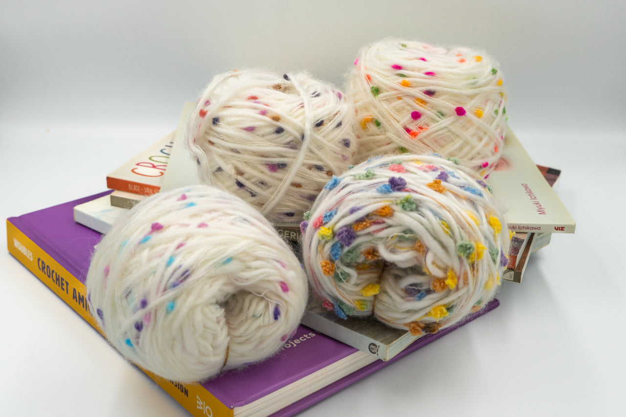 Rainbow Candy Bean Yarn